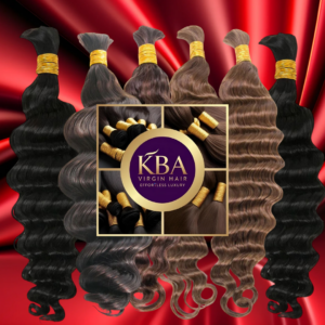 KBA Virgin Hair Line – Bulk Boho Hair Loose Wave